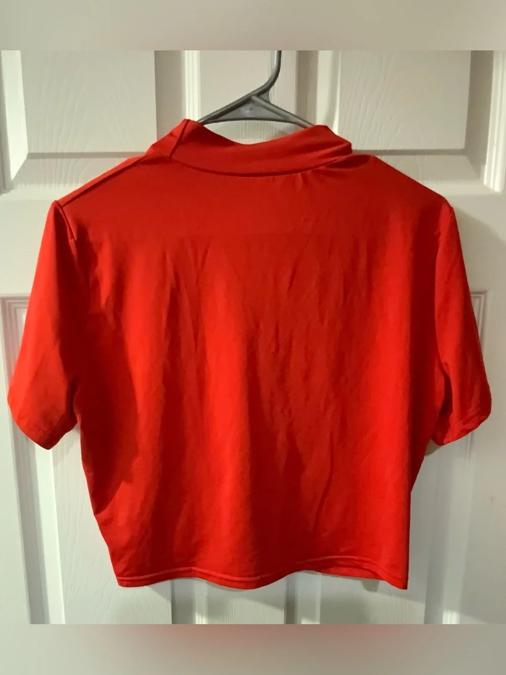 NWOT Akaily Red Velvet Ruched Crop Top Midi Skirt Set XXL